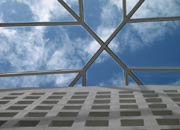 The stairwell skylight, click to enlarge